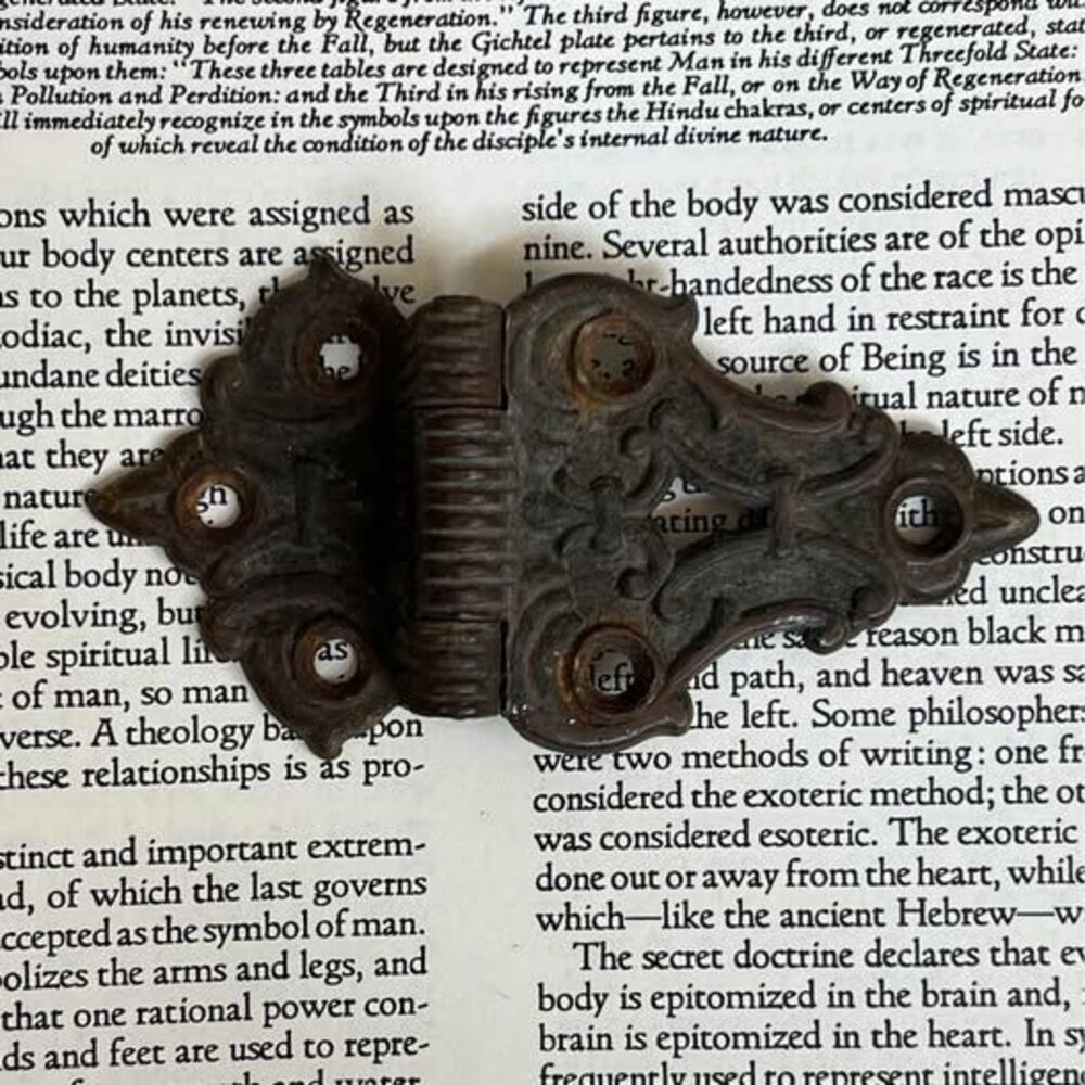 Single Antique Ornate Latch/Hinge